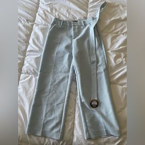 Crosby baby blue wide legged dress pant